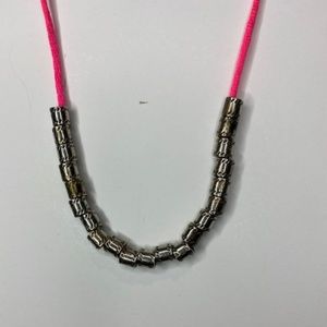 Dream Collective Silver with Bright Pink Cord